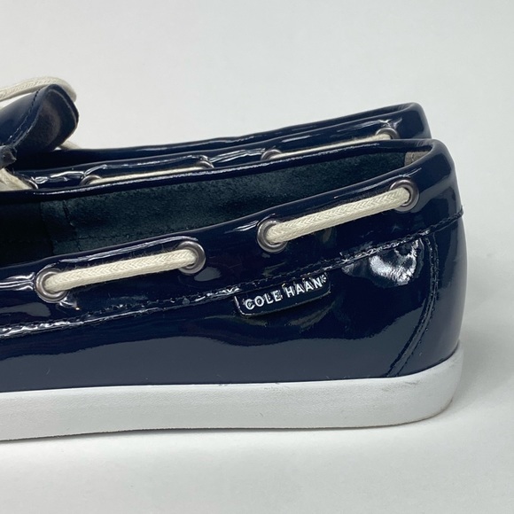 Cole Haan Navy Blue Nantucket Moccasin Boat Shoes Size - Picture 5 of 14